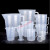 量桶 量杯塑料带刻度量筒奶茶饮品烘焙店设备透明用具量桶毫升HZD 500ml