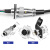 汇君 WS16航空插头铜芯针母座方座带防水盖公头带线 4芯母座带线20cm 