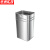 京洲实邦【方桶25*31*43.5cm】 户外垃圾桶内胆不锈钢定制ZJ-0026