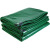 尺越 防水防雨防晒篷布帆布雨布 pvc加厚耐磨蓬布绿色三防苫布油布 单位：块 10m*12mm
