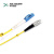 光纤跳线尾纤单模单芯2.0-插芯UPC/PC-电信级收发器尾纤皮线光缆HUSHIN华兴新锐-LC-FC-3米