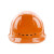 伟光安全帽 新国标 高强度ABS透气款 橘色 旋钮式 1顶