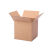 正方形纸箱子半高扁平快递打包箱特硬包装盒小矮扁纸盒子 三层17.8*17.8*16.8cm46个