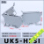 保险端子UK5-HESI导轨式保险接线端子排UK5RD熔断器底座4MM平方 UK5-HESI黑色带220V红灯50
