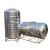 304不锈钢水箱水塔楼顶大容量立式卧式储水桶蓄水罐消防水池吨桶 0.8吨卧式型号