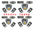标志四件套全套挂臂标志保安魔术贴配件标志保安保安肩章胸徽胸号 保安四件套(肩章可选)