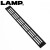 LAMP 日本蓝普铝合金透气网长方形孔鞋柜衣柜通气换口出气通网APK-H 黑色：APK-H300-BL