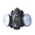 防尘口罩防工业粉尘硅胶电焊打磨煤矿化工面具KN95面罩 一个口罩加两包滤棉（40片）