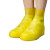 防滑耐磨TPE均码雨鞋户外登山防水雨鞋套时尚一体中筒鞋套B 粉色 女均码34-44