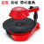 韩式红外线电烧烤炉家用无油烟烧烤架室内烤肉机不粘商用电烤肉盘 红色 3代（自动款）灯罩转断电