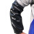 谋福透明防水套袖 PVC牛筋胶材质 防水耐油 黑红袖套 