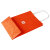 天元 小米纸制礼品袋3号（橙色）220*150*60mm 300个/箱 MI购物袋 手提袋 可定制印刷