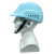 轻型PE防撞帽 透气轻便型安全帽车间轻薄防撞帽可印刷工厂车间帽 红色 (重量约220克)