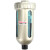 气动空压机过滤器气动自动排水器AD402-04储气罐末端排水阀 深蓝色