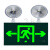 飞权 消防应急灯安全出口指示灯疏散指示牌多功能二合一超亮应急照明灯 左向出口 一个价