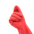 冰禹 BYlf-645 加厚清洁手套 防滑耐磨橡胶劳保防护手套 38cm红色长款乳胶 M码（1双）