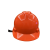 易速汇 工地建筑头盔 安全帽 多种颜色可选择 1顶 橙色