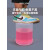 油墨罐塑料罐子级水溶肥液体肥包装密封空罐分装瓶1升500ML 2L-透明方盒（无提手）×2个装 配白盖