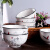 景德镇陶瓷碗家用高颜值防烫4.5/5/6/7英寸饭碗面碗批发陶瓷餐具A 5英寸万紫千红碗10只.