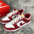 耐克（Nike）篮球鞋男鞋Air Jordan aj1板鞋夏季新款低帮透气休闲轻便运动鞋 DD1391-602白红DunK 42