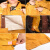 鸣固 牛皮电焊工作服焊工防烫耐高温电焊防护服防阻燃隔热焊接皮裤黄色单层全皮上衣XL