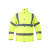 博迪嘉 CN032新款雨衣套装 反光透气雨衣防寒服工作服 荧光黄色 XL码1套