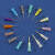 千石定制0.35-2.0胶水卡口针头点胶针头点胶机针头塑座针头工业针头 塑钢 0.35MM 淡蓝色 28G(100个)