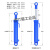适用于定制沭露适用于定制5吨单向液压油缸小型升降平台材质油封抛光内壁江苏配件大全 内径63 杆径35 行程300  单向