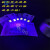 LED395紫光验钞台灯收银台验钞灯无影胶固化灯荧光剂三防漆检测灯 7W验钞台灯