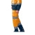 代尔塔 荧光工作服404013 高可视裤子 环卫交通反光工装 荧光橙 XL 1条