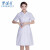 劳保佳 娃娃领护士服 药店养老院工作服 平纹夏款  白色 XL码 一件装