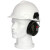 3M隔音耳罩H7P3E噪音耳罩 可搭配安全帽30db可搭配降噪耳塞 黑色 1副装 厂商发货