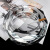 贝鲁斯 水晶烟灰缸时尚创意个性礼品大号定制玻璃烟灰缸客厅欧式烟缸 银色25cm（特大号适合会议室等）