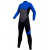 鲨巴特(SBART) 新款儿童保暖潜水服游泳衣 短袖女童连体中大童防寒防晒 男童短袖蓝色 S