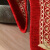 奢帝欧式正方形地毯玄关卧室书房地毯客厅可机洗防滑耐磨电脑椅毯子 165红色 120CMx120CM