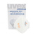 优维斯（UVEX）silv-Air 8733210带呼气阀折叠式防尘口罩色FFP2 白色（15只/盒）企业专享