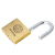 梅花（BLOSSOM） 雅圆铜挂锁25MM 抽屉锁箱包锁 宿舍柜门锁BC9025