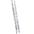 稳耐（werner）D1520-2 工程梯 铝合金延伸梯 电信通信两节拉伸梯 工业级5米梯子直梯安全梯登高梯