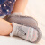 格子熊（GEZIXIONG）宝宝地板鞋儿童春秋季防滑学步鞋夏软底室内袜子鞋袜婴儿中筒袜套 1双装（男宝款） 鞋内长10.5cm(参考年龄0-5月）