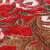 奢帝欧式正方形地毯玄关卧室书房地毯客厅可机洗防滑耐磨电脑椅毯子 140红色 100CMx100CM