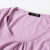 杰尼斯顿（Jenny Stone）短袖t恤女纯棉中长款韩版时尚低领上衣 纯棉紫色 S(100斤以下)