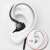 畅尼 原装耳机有线入耳式运动跑步不掉重低音 适用官方原配 黑色 三星A52/F52/M30s/A50s/A71