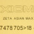 骄猛（XIOM）ZETA捷踏大Z乒乓球胶皮乒乓球拍胶皮套胶 捷踏79-002【涩性】 黑色MAX