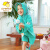柠檬宝宝 lemonkid新款儿童雨衣女童雨衣男童雨披小童小孩卡通雨衣宝宝雨衣LE060118 绿色兔头 L