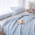 博洋家纺（BEYOND） 床上用品 夏凉被 纯棉双人夏季可水洗空调被 全棉针织夏被（蔚蓝）200*230cm