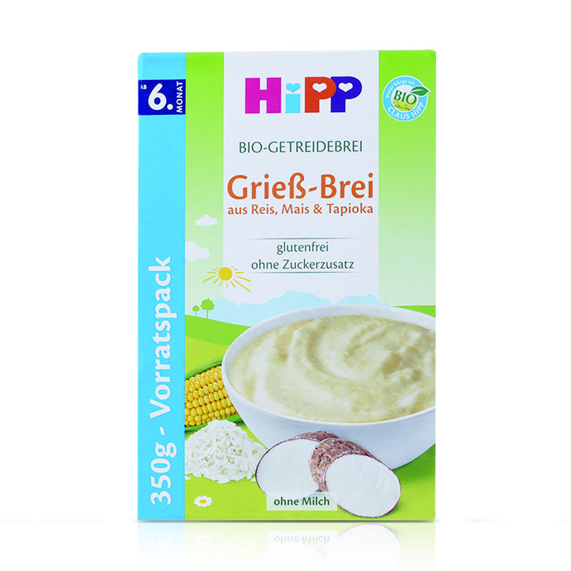 喜宝 HiPP 粗粮米粉 350g 6个月以上 德国进口