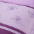 星晨（XING CHEN） 星晨家纺 韩式全棉床裙四件套纯棉被套被罩高档床上用品4件套 花絮流年紫色四件套 1.5米床-适合200*230被芯