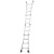 稳耐（werner）MTC-17CN 伸缩梯子多功能铝合金工程梯1.4米至4.6米加厚折叠人字梯工业两用梯带轮自锁