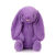 怡乐熊 大耳兔毛绒玩具小白兔公仔长耳兔儿童陪睡安抚玩偶流氓兔生日礼 紫色 50cm