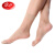 浪莎（LangSha）丝袜女短丝袜水晶玻璃丝薄款透明隐形短袜子 肤色2双装